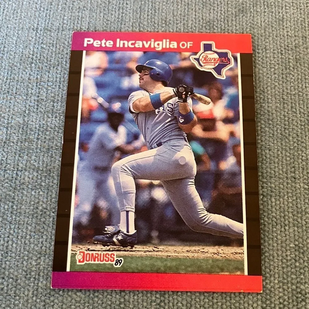 1989 Donruss Texas Rangers Baseball Card Trading Card